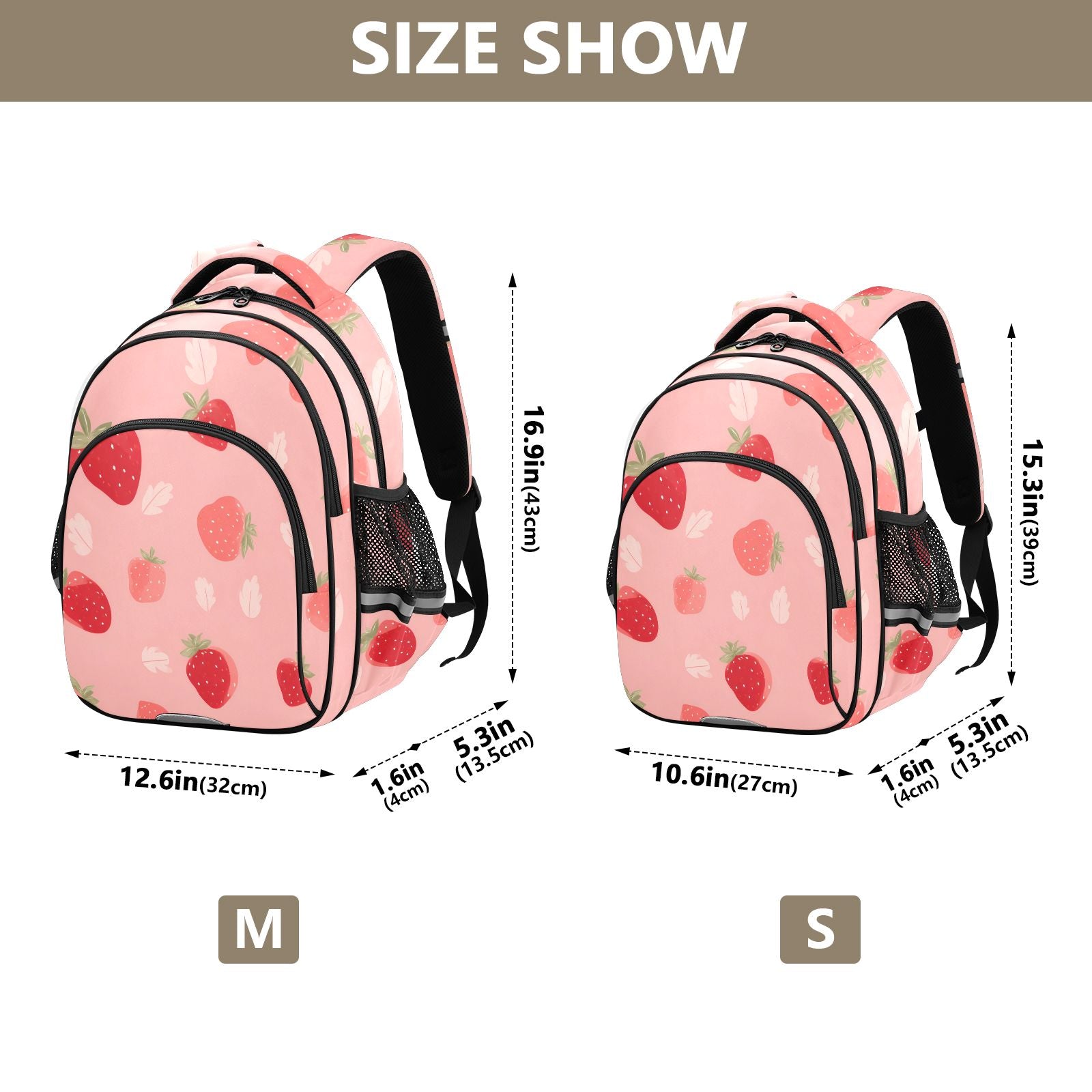 Multi-Design Kids Backpack Set - Space/Dinosaur/Flower Patterns Available,Certified School & Travel Bag