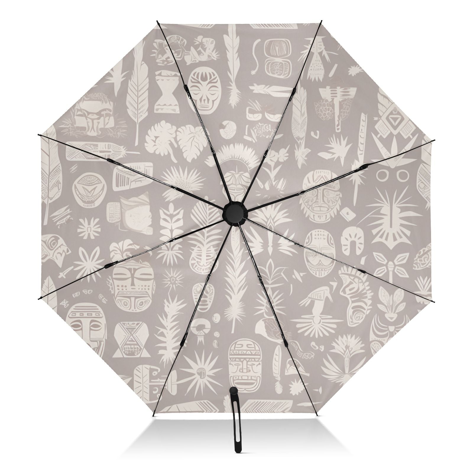 Dark Galaxy Starry Sky Umbrella - Waterproof Outdoor Umbrella with Golden Stars &amp; 8 Reinforced Ribs for Sun/Rain Protection&nbsp;