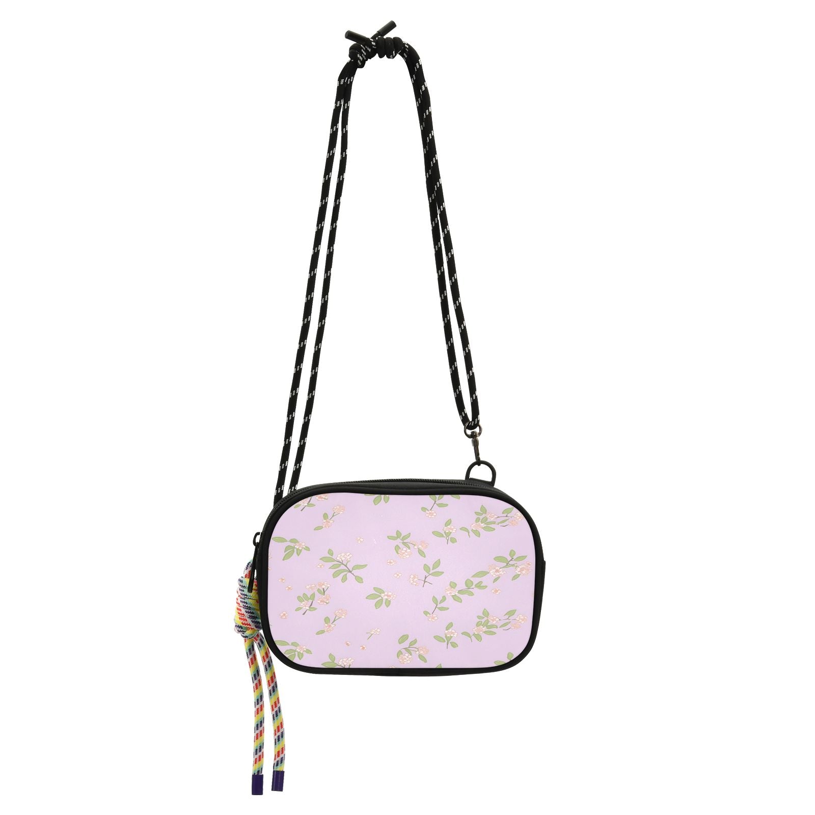 Floral Crossbody Phone Bag with Zipper Pocket