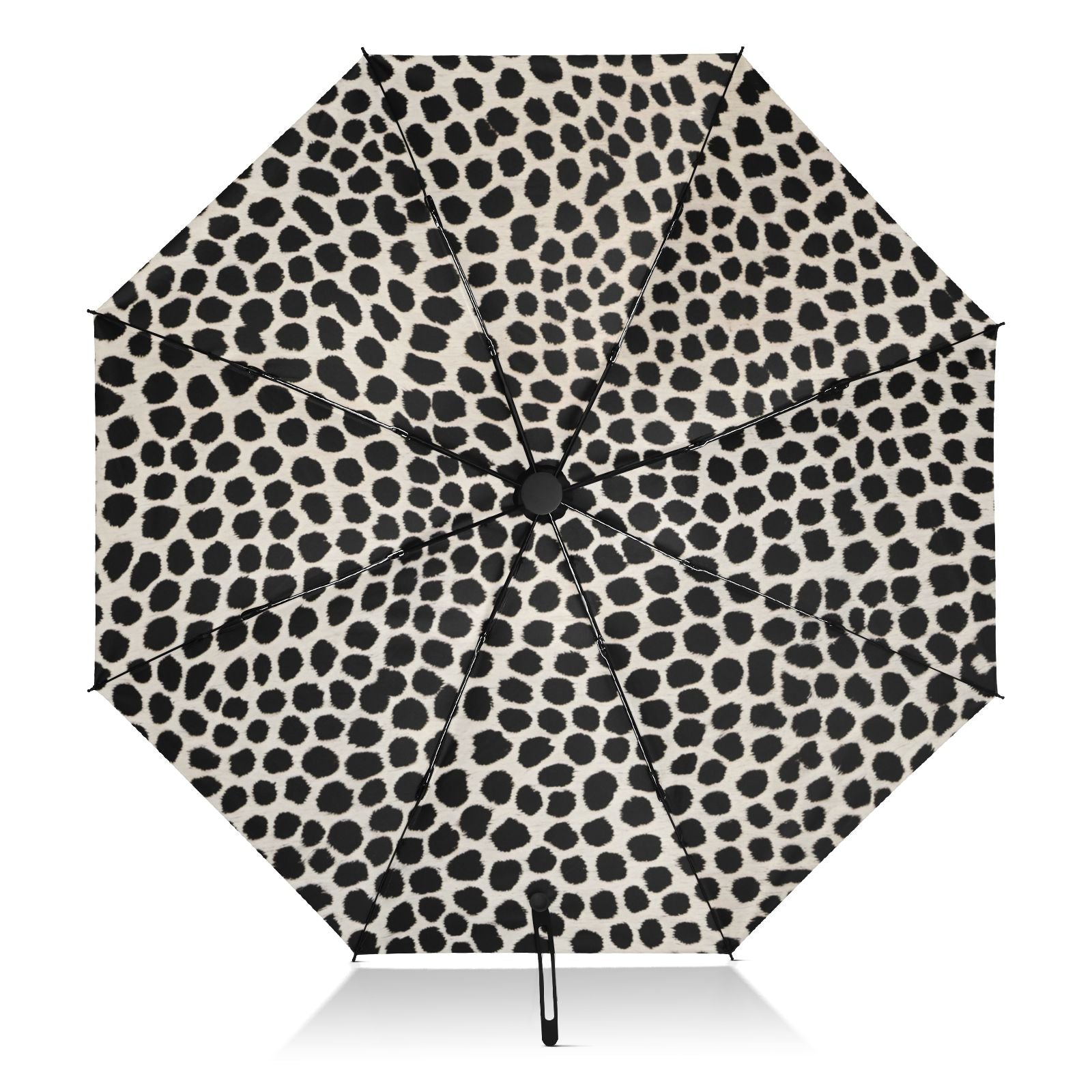 Dark Galaxy Starry Sky Umbrella - Waterproof Outdoor Umbrella with Golden Stars &amp; 8 Reinforced Ribs for Sun/Rain Protection&nbsp;