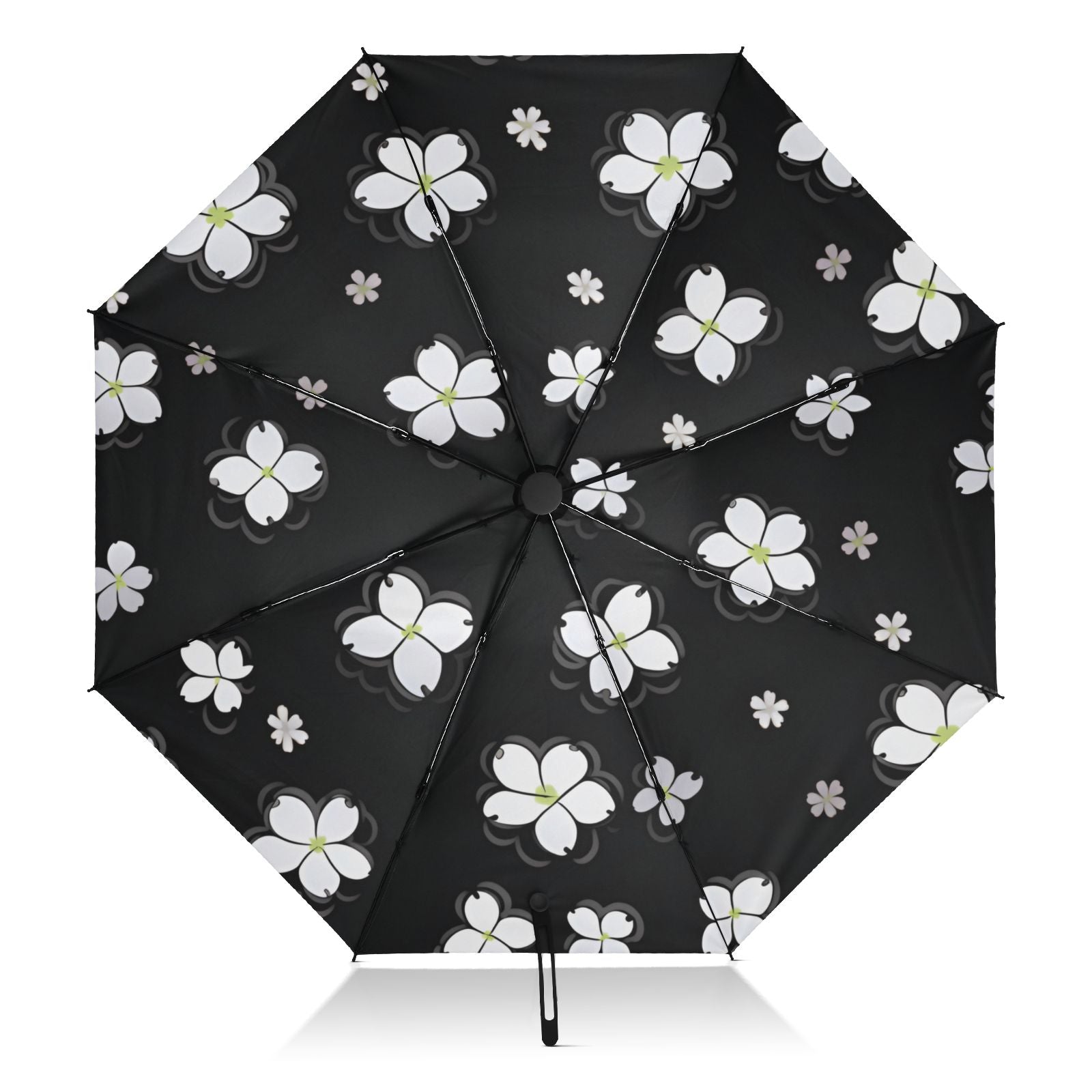 Dark Galaxy Starry Sky Umbrella - Waterproof Outdoor Umbrella with Golden Stars &amp; 8 Reinforced Ribs for Sun/Rain Protection&nbsp;