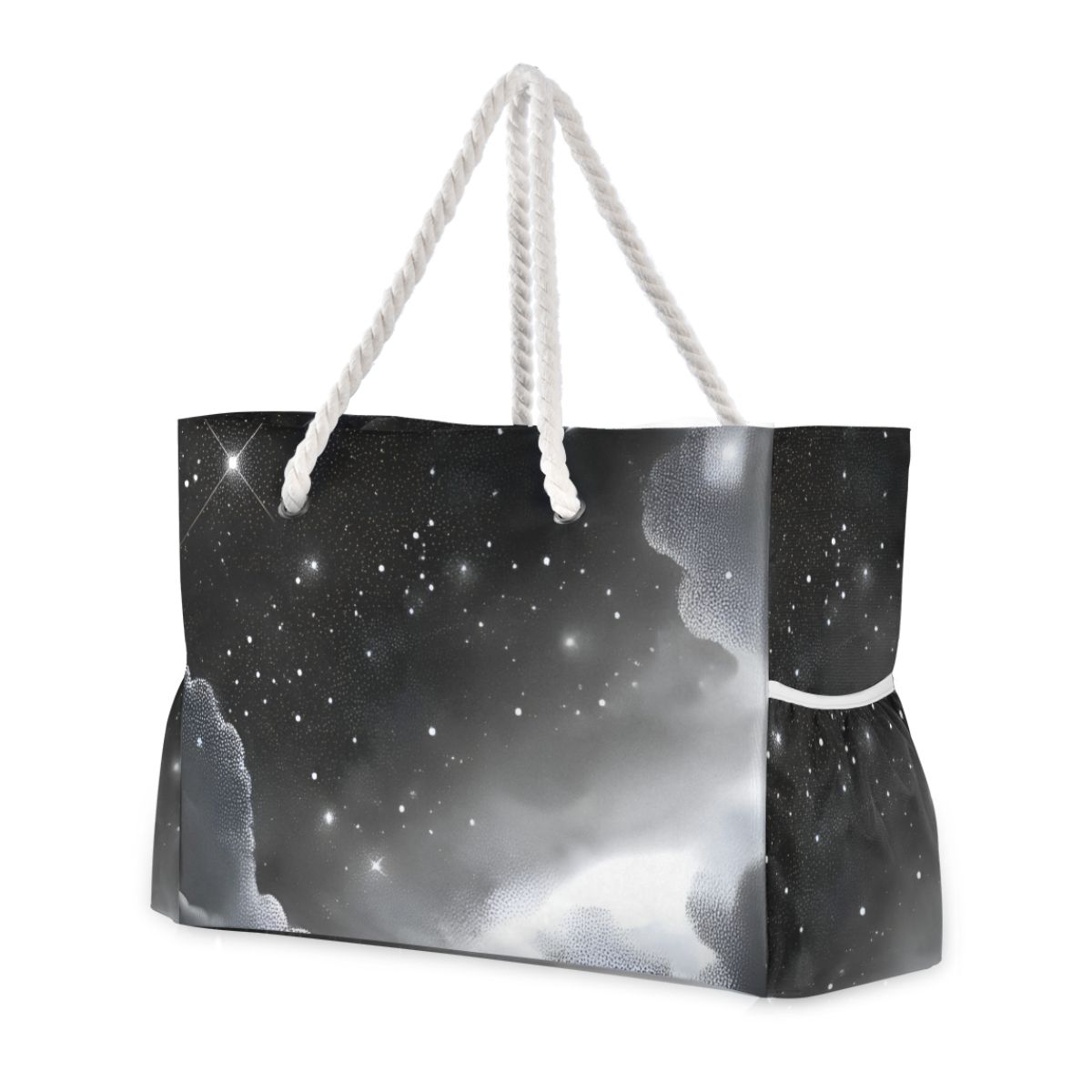 Bamboo Panda Beach Tote for Women - Large Waterproof Swim Bag with Wet/Dry Pockets, Floral Lettering Summer Vacation Essentials Carrier